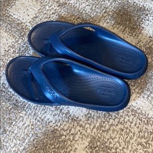 Youth Crocs flip flops, size 3
